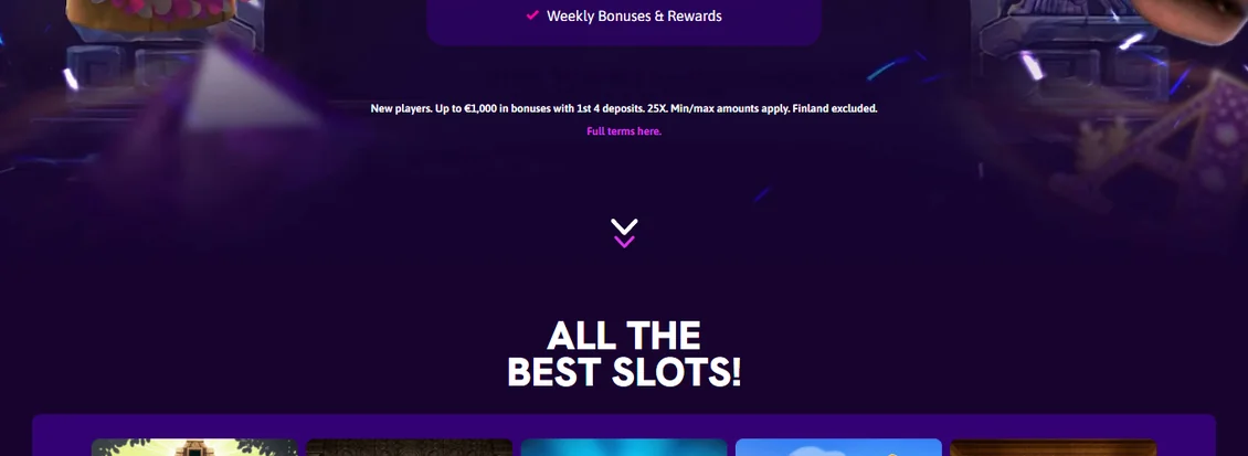 Spela slots hos Bet Inferno