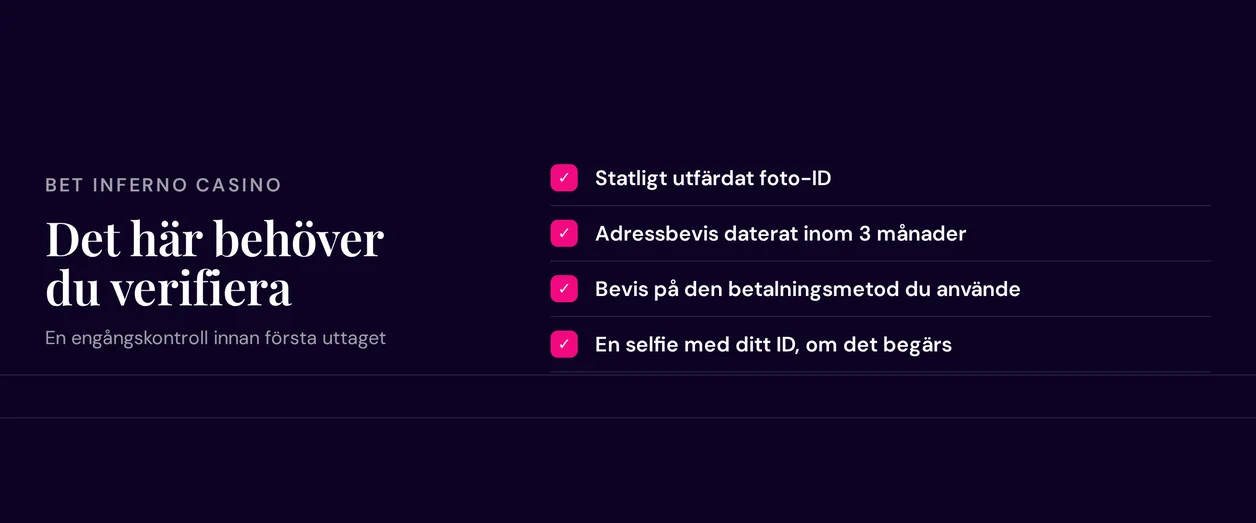 Kolla vad KYC kräver