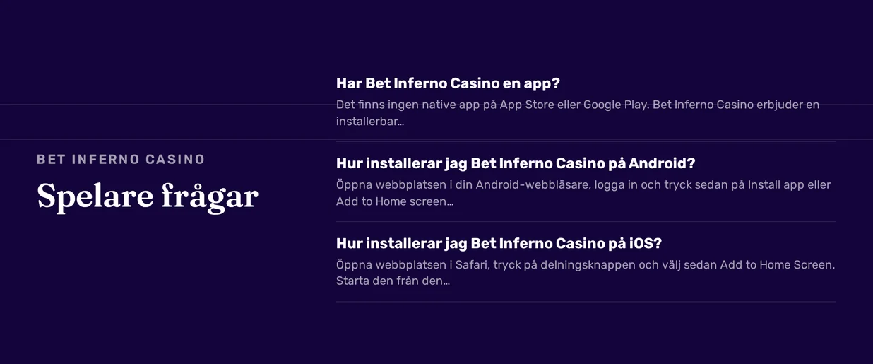 Hitta svar på vanliga frågor